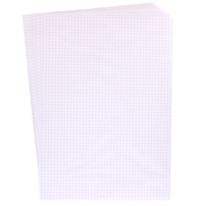 A2 Maths Paper, 10mm Squared, Unpunched - 1 Ream